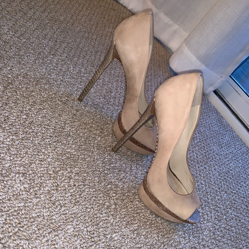 Brian Atwood Nude Pumps